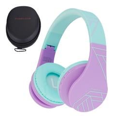 Casti pentru copii, wireless P1 - Teal Purple