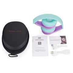 Casti pentru copii, wireless P1 - Teal Purple