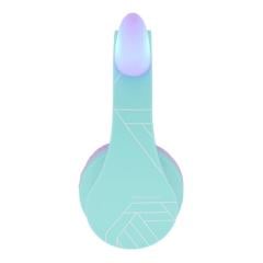 Casti pentru copii wireless,P2 - Kids Cat Ears, Purple/Teal