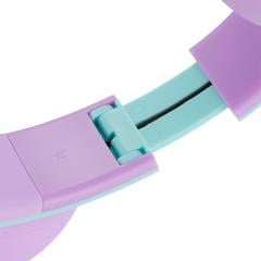Casti pentru copii wireless,P2 - Kids Cat Ears, Purple/Teal