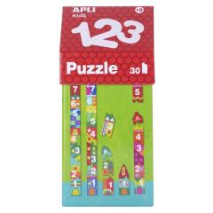 Puzzle  - Casuta Numere, 30 piese