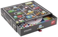 Joc educativ cu stickere - Labirinturi