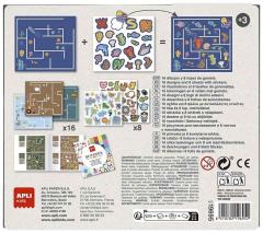 Joc educativ cu stickere - Labirinturi