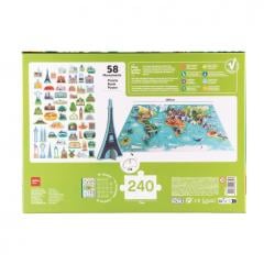 Puzzle 3D - Monumentele Lumii, 240 piese