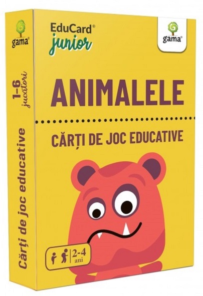 Carti de Joc Educative - Animalele