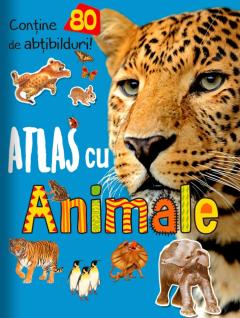 Atlas cu animale - 80 de abtibilduri