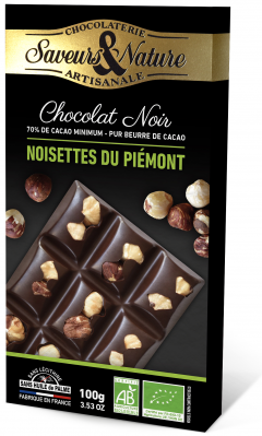 Ciocolata neagra cu alune - Table Noir Noisette BIO