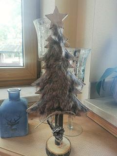 Brad decorativ mare - Rika - Brown