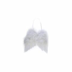 Decoratiune Craciun - Angel Wings Feather White, 28x20cm