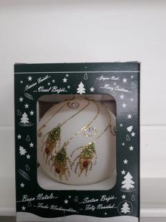 Glob - Opac crem cu paun