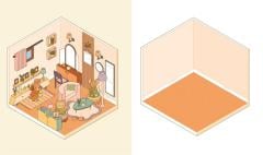 Cute 'N' Cozy Sticker Therapy: Houses
