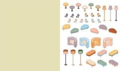 Cute 'N' Cozy Sticker Therapy: Houses