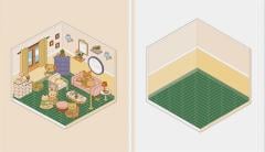Cute 'N' Cozy Sticker Therapy: Houses