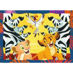 Puzzle 4 in 1 - Regele Leu, 207 piese