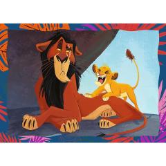 Puzzle 4 in 1 - Regele Leu, 207 piese
