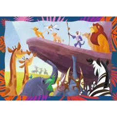Puzzle 4 in 1 - Regele Leu, 207 piese