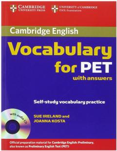 Cambridge Vocabulary for PET with Answers and Audio CD