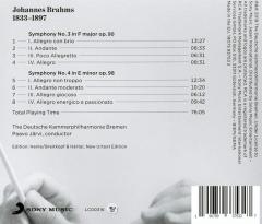 Brahms: Symphony No. 3 & No. 4