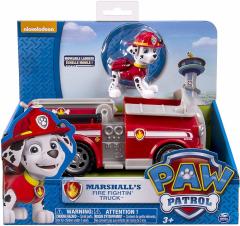 Jucarie - Patrula Catelusilor: Masina pompierului Marshall cu figurina
