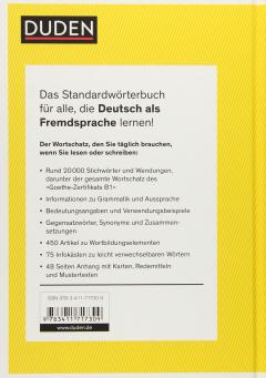 Duden Standardworterbuch - Deutsch als Fremdsprache