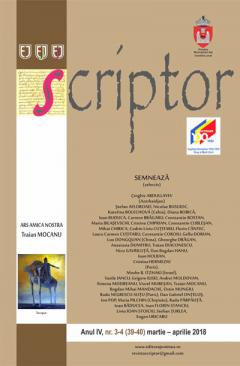 Scriptor Anul IV, nr. 3-4 (martie-aprilie) 2018