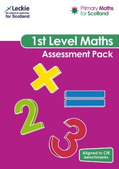Coperta cărții Primary Maths for Scotland First Level Assessment Pack