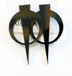 Cercei - Rotunzi mari negri tija