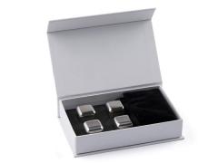 Set 4 cuburi artificiale de gheata-Whisky stone