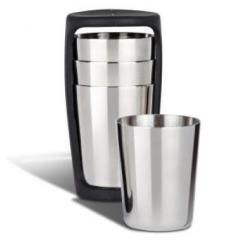 Set 4 pahare shot - Stainless steel