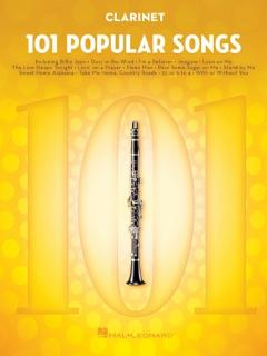 Coperta cărții 101 Popular Songs - Clarinet