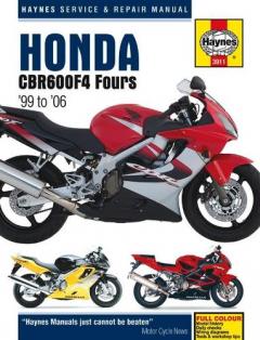 Coperta cărții Honda CBR600 F4 Service And Repair Manual