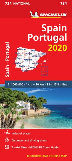 Harta Spania & Portugalia 2020