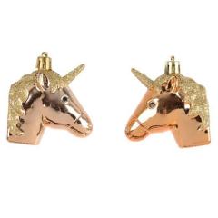 Ornament brad - Unicorn - Brass Gold - pret pe bucata
