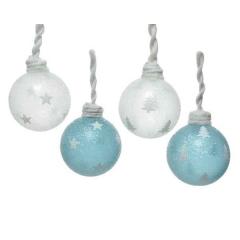 Glob decorativ - Bauble Deco Wool Hanger - Star and Tree - White, Arctic Blue - mai multe culori