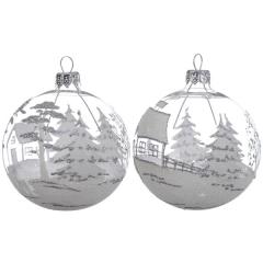 Glob decorativ - Deco Bauble Landscape - Transparent - mai multe modele