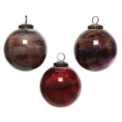 Glob decorativ - Bauble Marble - Royal Purple, Velvet Pink, Red - mai multe culori
