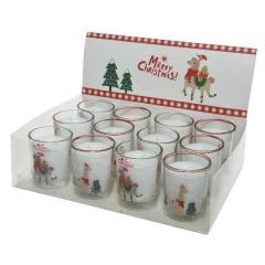 Lumanare decorativa - Wax I Glass Alpaca - White - mai multe modele