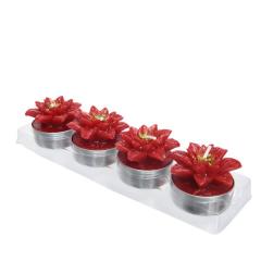 Lumanari decorative - Tealight Poinsettia