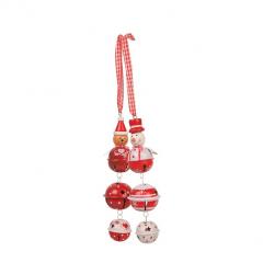 Ornament brad - Iron Bell Puppets - Red and White - mai multe modele - pret pe bucata