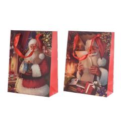 Punga de cadou - Classic Santa - mai multe modele