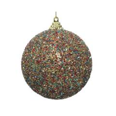 Glob decorativ - Bauble with Glitter and with Hanger 