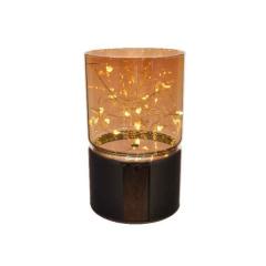 Lampa decorativa mica - MicroLED Glass Dome Gold 