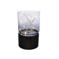 Lampa decorativa mica - MicroLED Glass Dome Grey