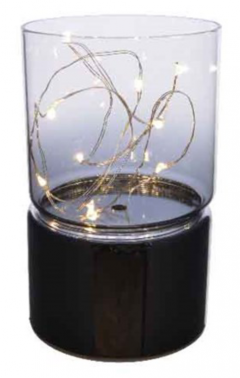 Lampa decorativa - Small - MicroLED Glass Dome - Grey