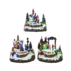 Decoratiune de Craciun - Led Xmas Villages - mai multe modele