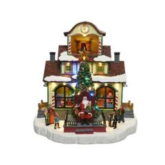 Decoratiune - Led Visit Santa Scene