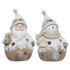 Figurina decorativa - Poly Tealighth - Natural - mai multe modele