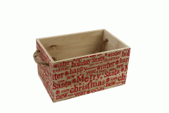 Cutie depozitare - Paulownia - Red (Mica)