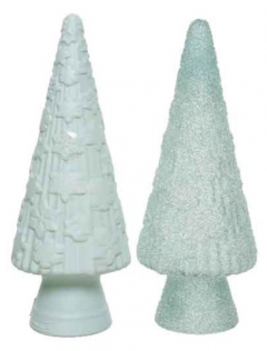 Brad decorativ - Recycled Glass Xmas Tree - doua modele - pret pe bucata