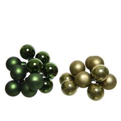 Decoratiune - Globe Baubles on Wire - Moss Green and Pine Green - mai multe culori